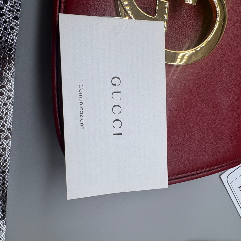 Authentic Gucci Interlocking G Small Leather Shou… - image 13